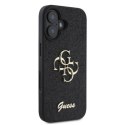 Guess Fixed Glitter Big 4G - Case iPhone 16 (black)