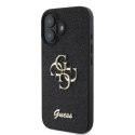 Guess Fixed Glitter Big 4G - Case iPhone 16 (black)