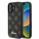 Guess Peony Script MagSafe - Case iPhone 16 (black)