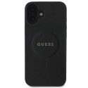 Guess Saffiano Classic Logo MagSafe - Case iPhone 16 Plus (black)