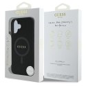 Guess Saffiano Classic Logo MagSafe - Case iPhone 16 Plus (black)