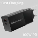 Wall Charger Qoltec 52382 Black 100 W (1 Unit)