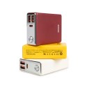 WEKOME WP-27 Tint Series - Power bank 10000 mAh Super Fast Charging USB-C PD 20W + 2x USB-A QC3.0 22.5W (Yellow)