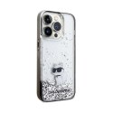 Karl Lagerfeld Liquid Glitter Choupette - Case for iPhone 14 Pro Max (Transparent)