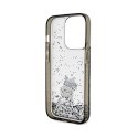 Karl Lagerfeld Liquid Glitter Choupette - Case for iPhone 14 Pro Max (Transparent)