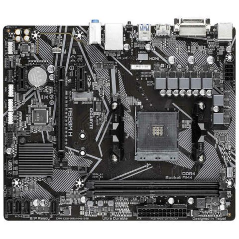 Motherboard Gigabyte A520M H mATX AM4 AMD A520 AMD AM4