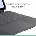 Tablet cover Logitech iPad Pro Black Grey Graphite AZERTY QWERTY Qwerty US