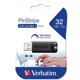 USB stick Verbatim Pinstripe Black 32 GB