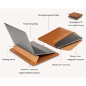 Moshi Muse 13 "3-in-1 Slim Sleeve for MacBook Pro 13" / MacBook Air 13 "(Caramel Brown)