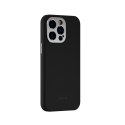 Moshi Napa Midnight - Leather case for iPhone 14 Pro Max (Midnight Black)