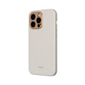 Moshi Napa Midnight - Leather case for iPhone 14 Pro Max (Serene Gray)