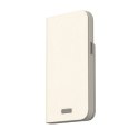 Moshi Overture MagSafe - Leather 3-in-1 case with flip cover for iPhone 15 Pro Max (Eggnog White)