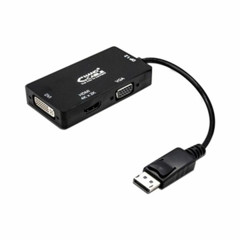 DisplayPort to VGA/DVI/HDMI adapter NANOCABLE 10.16.3301-BK Black