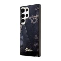 Guess Golden Marble Collection - Case for Samsung Galaxy S23 Ultra (Black)