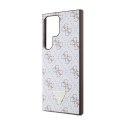 Guess 4G Triangle Metal Logo - Case Samsung Galaxy S24 Ultra (White)