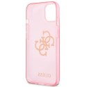 Guess Glitter 4G Big Logo - Case for iPhone 13 mini (Pink)