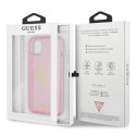 Guess Glitter 4G Big Logo - Case for iPhone 13 mini (Pink)