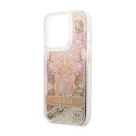 Guess Liquid Glitter Paisley - Case for iPhone 14 Pro Max (gold)