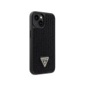 Guess Rhinestone Triangle - Case for iPhone 14 Case (Black)