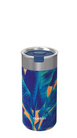 Quokka Boost - Stainless Steel Coffee Tumbler 400 ml (Bue Jungle)