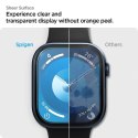 Spigen Elite Shield EZ Fit 2-Pack - Hybrid Glass Protector for Apple Watch 10 46 mm (Clear)