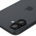 Spigen Optik Pro GLAS.TR EZ Fit Camera Protector 2-Pack - Lens Protector for iPhone 16 / 16 Plus (2 pcs) (Black)