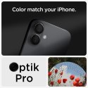 Spigen Optik Pro GLAS.TR EZ Fit Camera Protector 2-Pack - Lens Protector for iPhone 16 / 16 Plus (2 pcs) (Black)