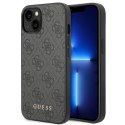 Guess 4G Metal Gold Logo - Case for iPhone 14 (Grey)