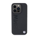 BMW Leather Hot Stamp - Case for iPhone 15 Pro (black)