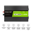 Green Cell - PowerInverter voltage converter with LCD display 12V to 230V 2000W/4000W Pure sine wave