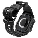 Spigen Rugged Armor Pro - Strap with Case for Apple Watch 10 46 mm (Matte Black)