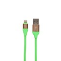 USB to Lightning Cable Contact 2A 1,5 m - Green