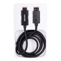 DisplayPort to HDMI Cable Unitek V1608A Black 1,8 m