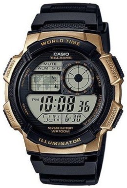 CASIO Mod. WORLD TIME ILLUMINATOR - 5 Alarms, 10 Year battery