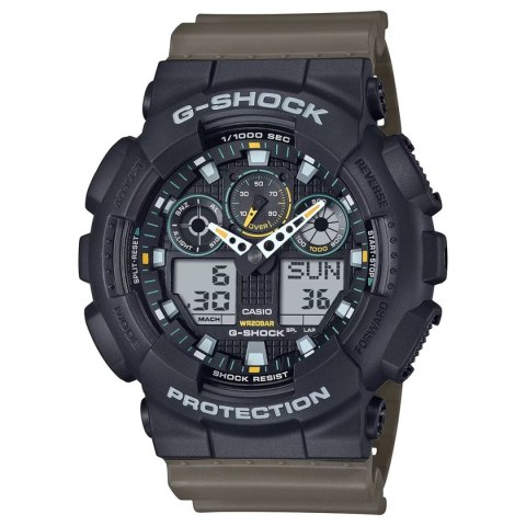 Men's Watch Casio G-Shock OVERSIZED - TWO TONE UTILITY COLOURS Black (Ø 51 mm)