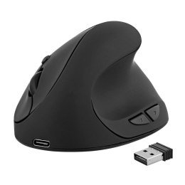 Ergonomic Optical Mouse TNB Ergo Line Black 1600 dpi