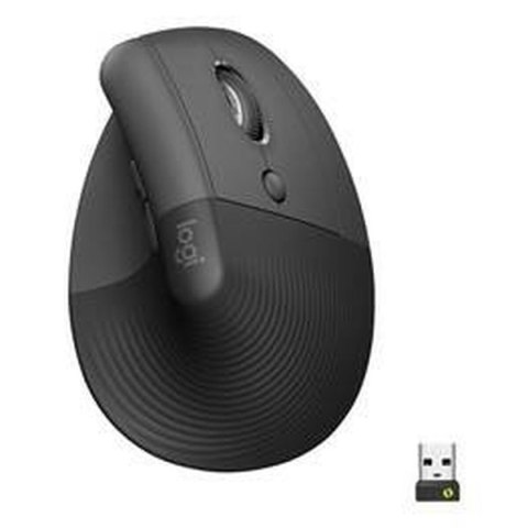 Wireless Mouse Logitech Lift for Business Graphite Steel