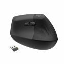 Wireless Mouse Logitech Lift for Business Graphite Steel