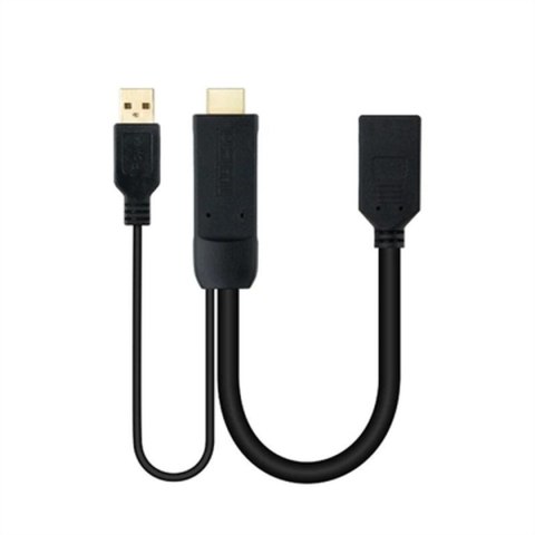 DisplayPort to HDMI Cable NANOCABLE 10.16.0205 20 cm Black 4K Ultra HD