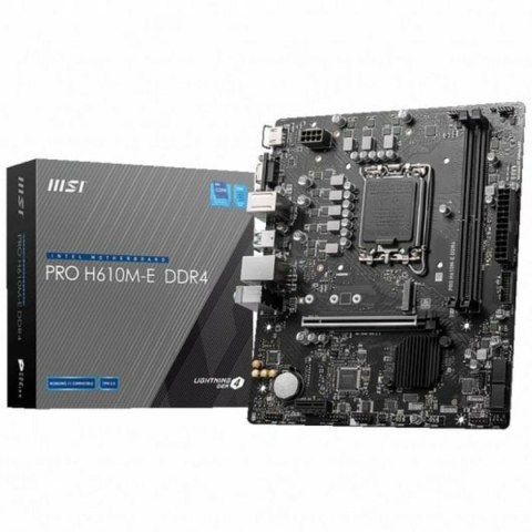 Motherboard MSI PRO H610M-E DDR4 DDR4 mATX H610 LGA 1700