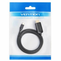 HDMI Cable Vention CGUBH Black Golden 2 m