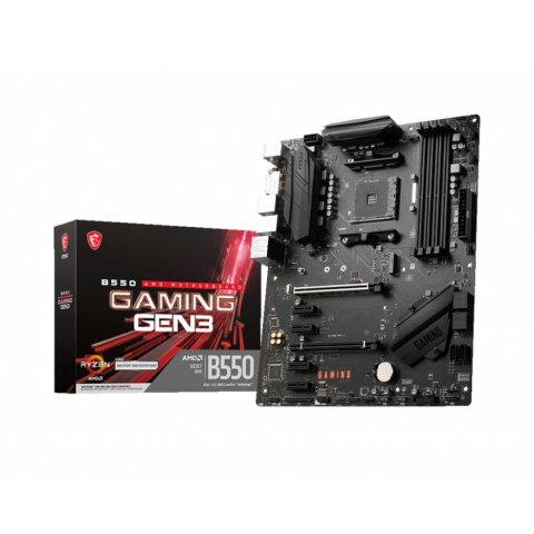 Motherboard MSI B550 GAMING GEN3 AMD AM4 AMD B550 AMD