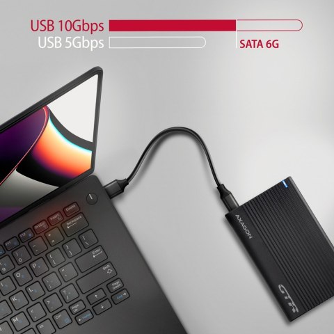 EE25-GTR Obudowa zewnętrzna aluminiowa USB 3.2 Gen 2 - SATA 6G 2.5 cala SSD/HDD