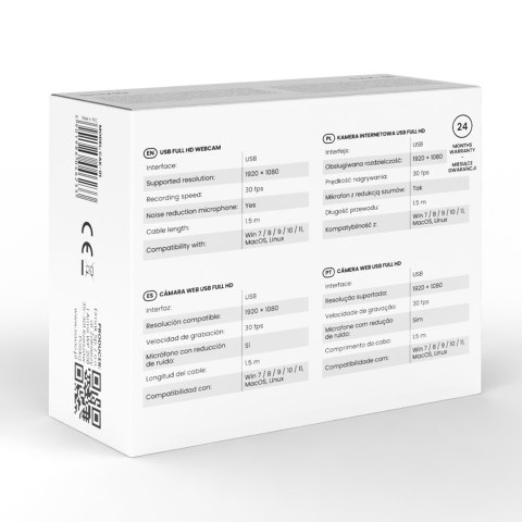 Kamera internetowa USB Full HD CAK-01