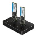 Stacja dokująca dysków 2x SSD M.2 SATA | NGFF | USB typ C