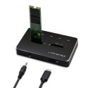 Stacja dokująca dysków 2x SSD M.2 SATA | NGFF | USB typ C