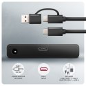 ADSA-FPX Adapter USB-C 10Gbps SATA 6G 2.5/3.5 cala SSD/HDD FASTPORT X, w tym zasilacz, 60cm USB-C/USB-A kabel