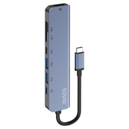 HUB USB-C 7w1 AK-82