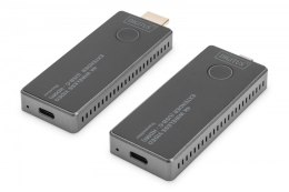 Przedłużacz/Extender USB-C - HDMI bezprzewodowy 30m UHD 4K30Hz audio (zestaw)