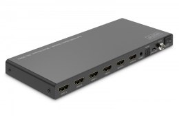 Przełącznik/Matrix HDMI 4/2-porty 4K/30Hz UHD HDCP 1.4 audio z pilotem